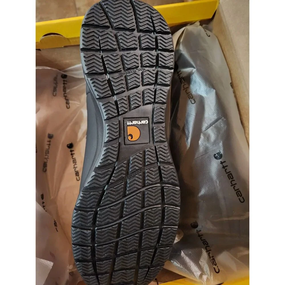 Carhartt Force Romeo Boots US 11.5 Wide Soft Toe EH Water‑Resistant Black